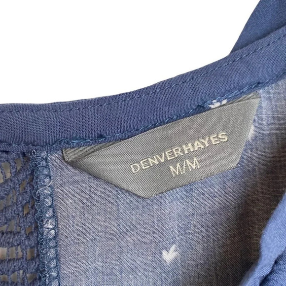 Denver Hayes Sleeveless Loose Fit High Low  Blouse - Picture 7 of 9